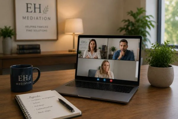 child access mediation Berkshire online meeting.