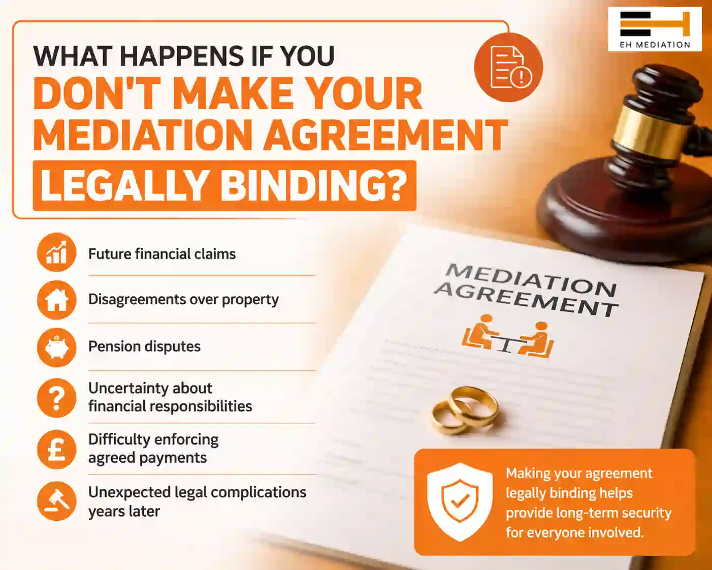 What Happens If You Don't Make Your Mediation Agreement Legally Binding Berkshire?